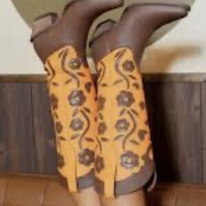 New Dingo Women's Goodness Gracious Leather Western Boots women size 6
